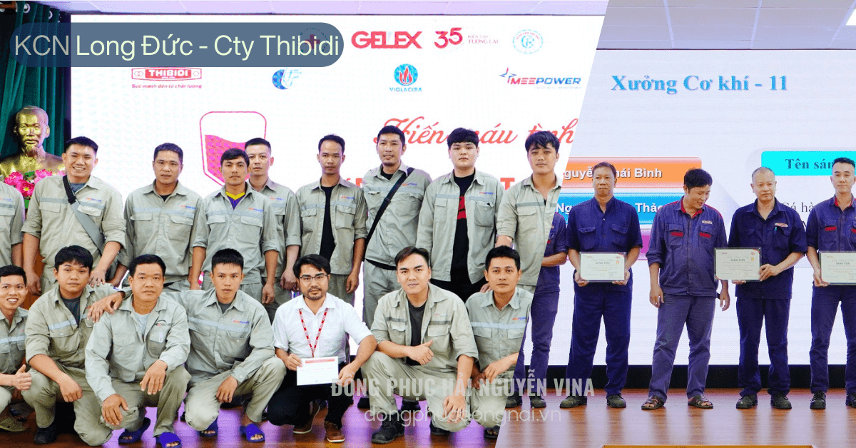 Đồng phục công ty Thibidi KCN Long Đức