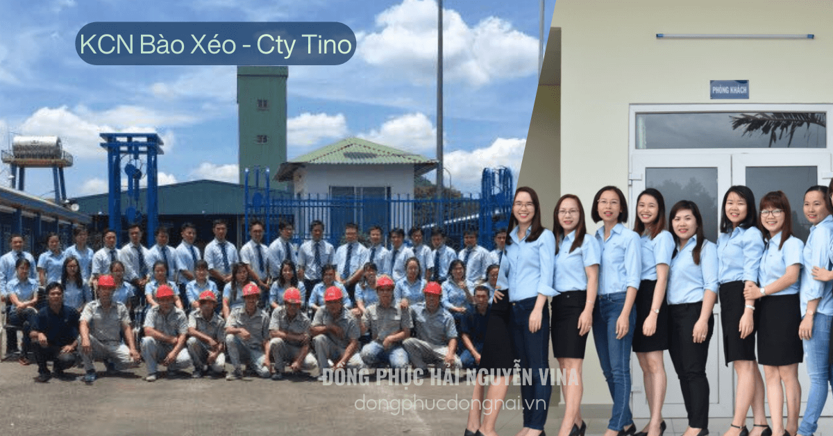 Đồng phục công ty Tino KCN Bàu Xéo