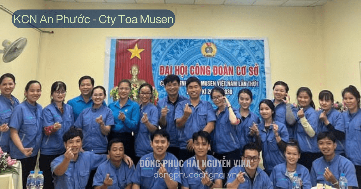 Đồng phục công ty TOA Musen KCN An Phước