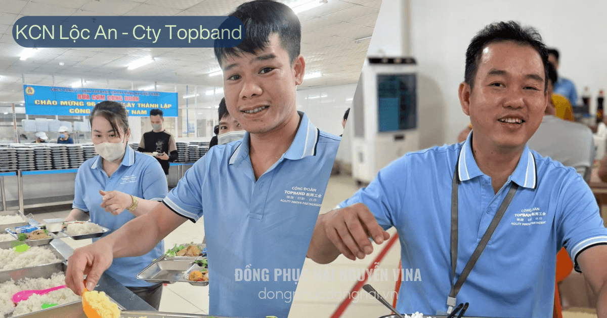 Đồng phục công ty Topband KCN Lộc An Bình Sơn