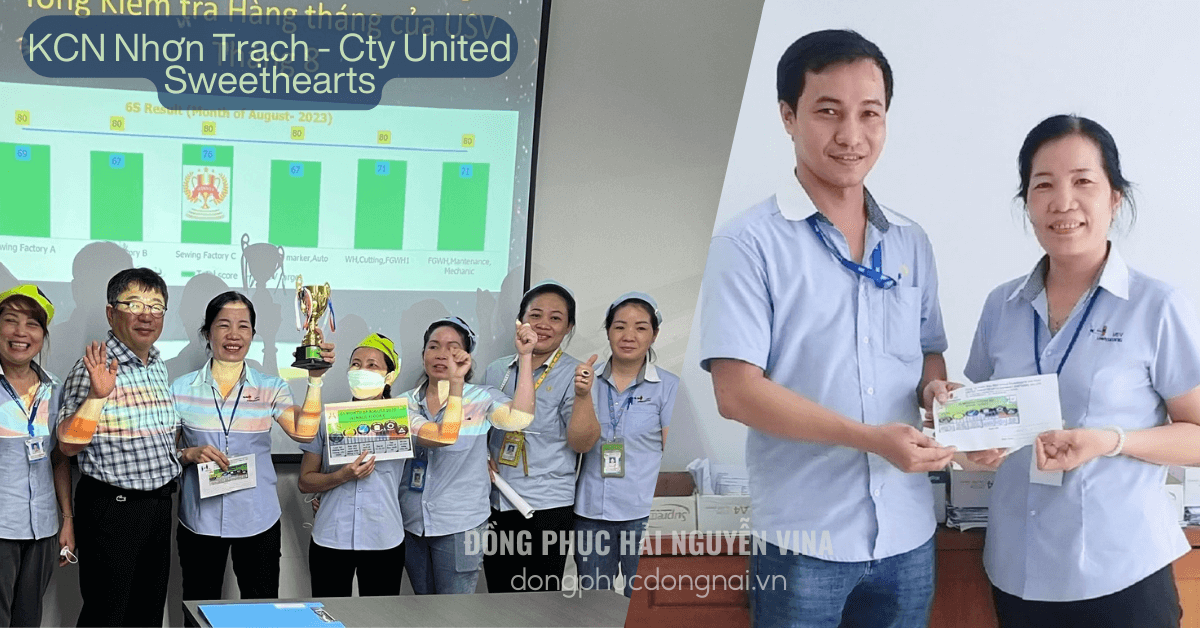 Đồng phục công ty United Sweethearts KCN Nhơn Trạch