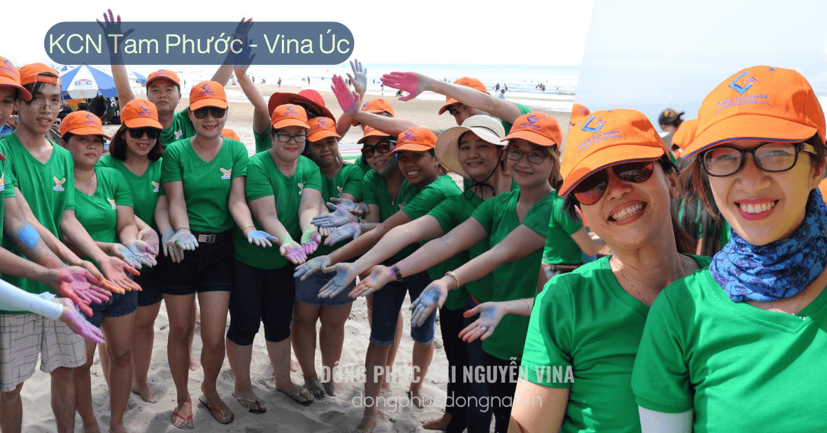 Đồng phục công ty VIna Úc KCN Tam Phước