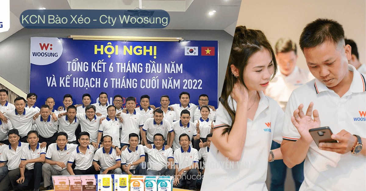 Đồng phục công ty Woosung KCN Bàu Xéo
