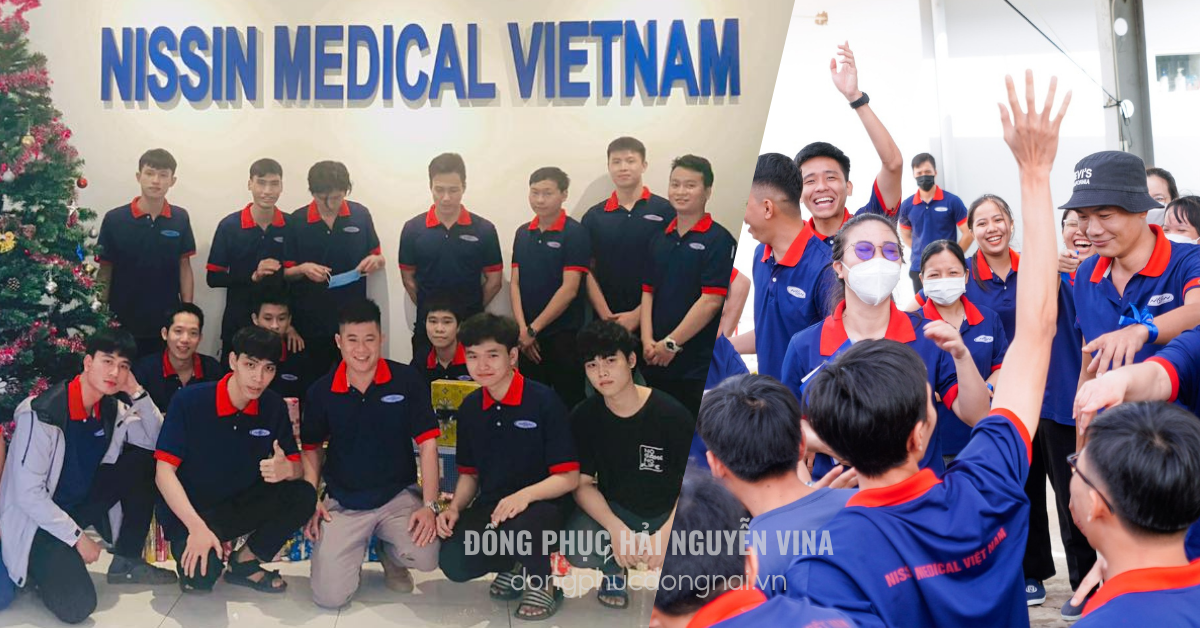 Đồng phục công ty Nissin Medical khu công nghiệp An Phước