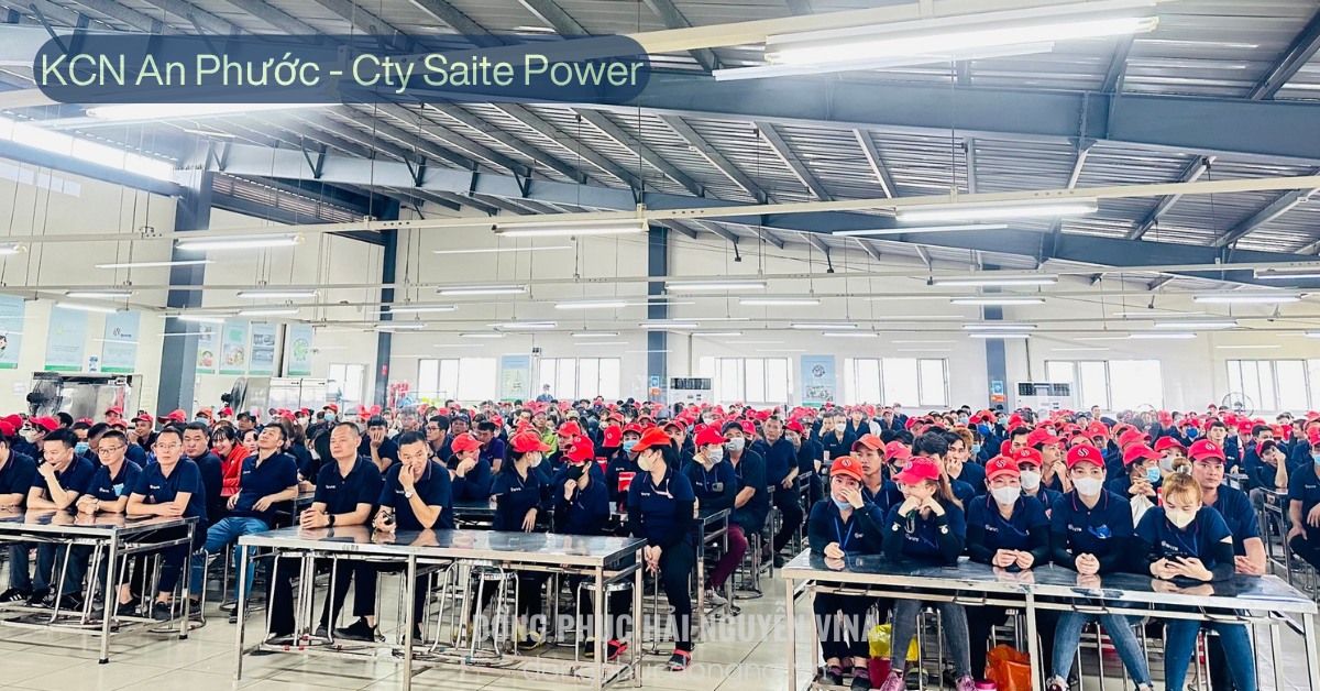 Đồng phục công ty Saite Power khu công nghiệp An Phước-hình 3