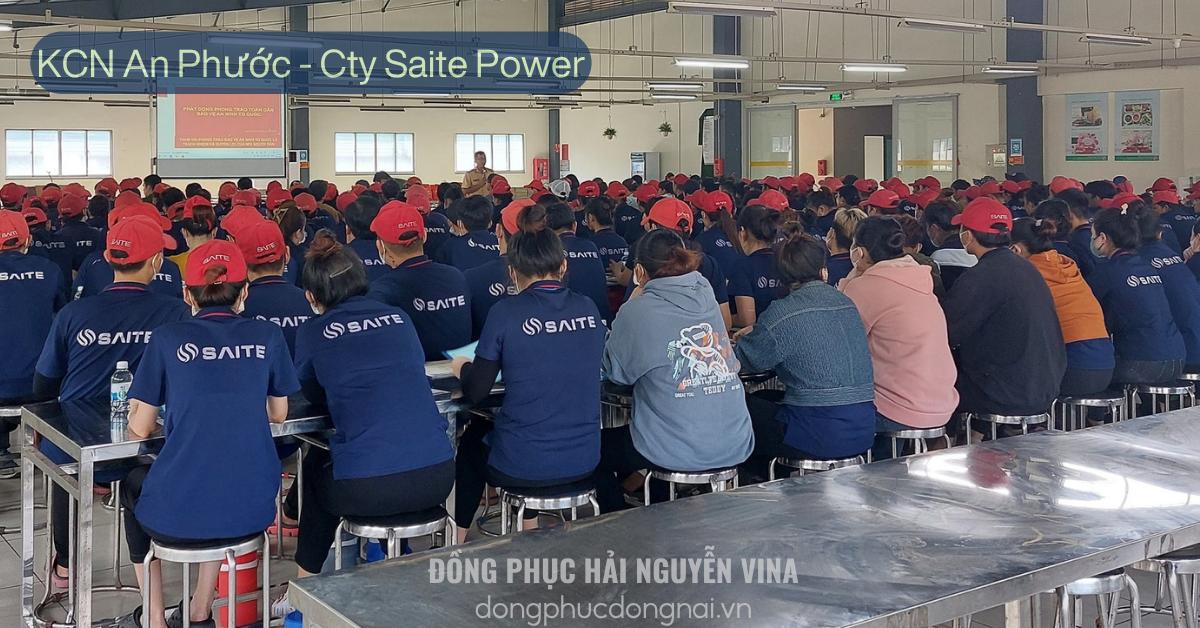 Đồng phục công ty Saite Power khu công nghiệp An Phước-hình 4