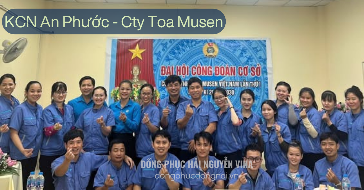 Đồng phục công ty Toa Musen khu công nghiệp An Phước
