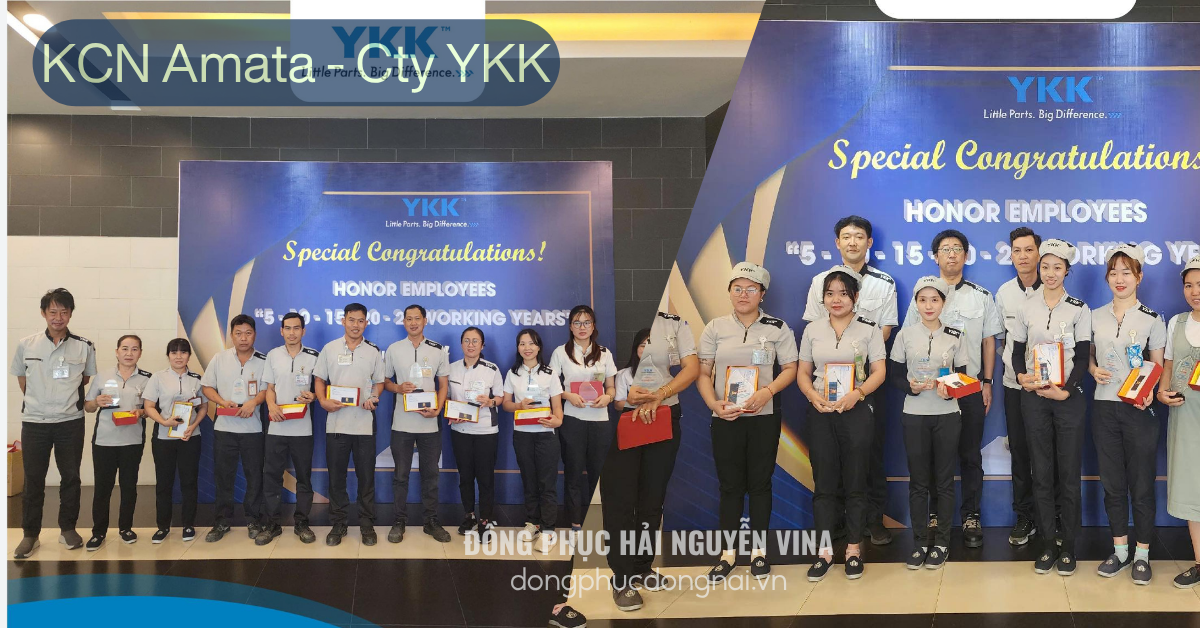 Đồng phục công ty YKK Khu công nghiệp Amata