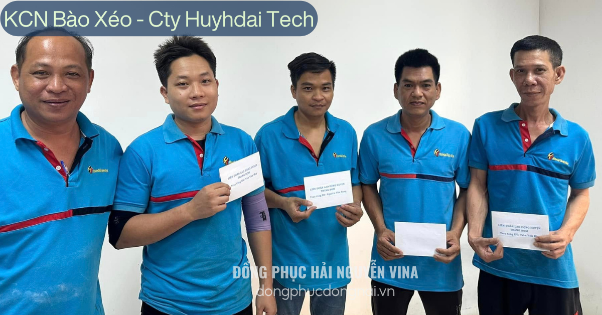 Đồng phục công ty Huyndai Tech khu công nghiệp Bàu Xéo-hình