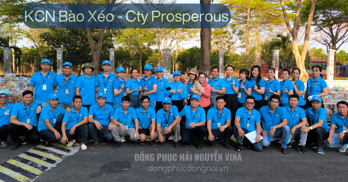 Đồng phục công ty Prousperous khu công nghiệp Bàu Xéo-hình 02
