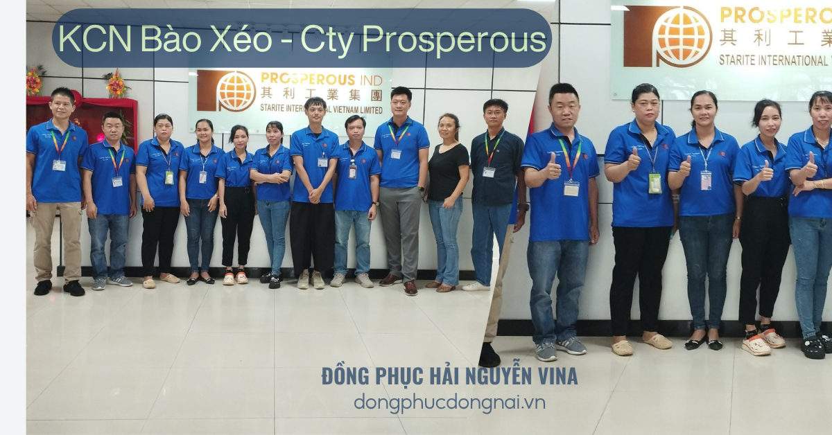 Đồng phục công ty Prousprer khu công nghiệp Bàu Xéo-hình 01