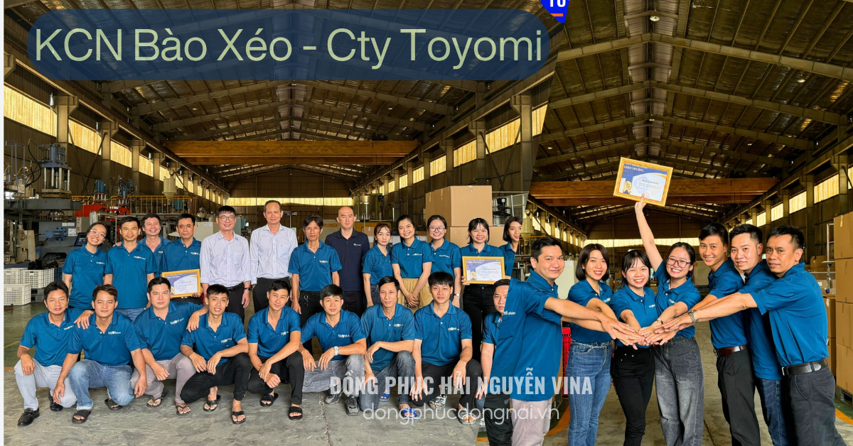 Đồng phục công ty Toyomi khu công nghiệp Bàu Xéo-hình 01