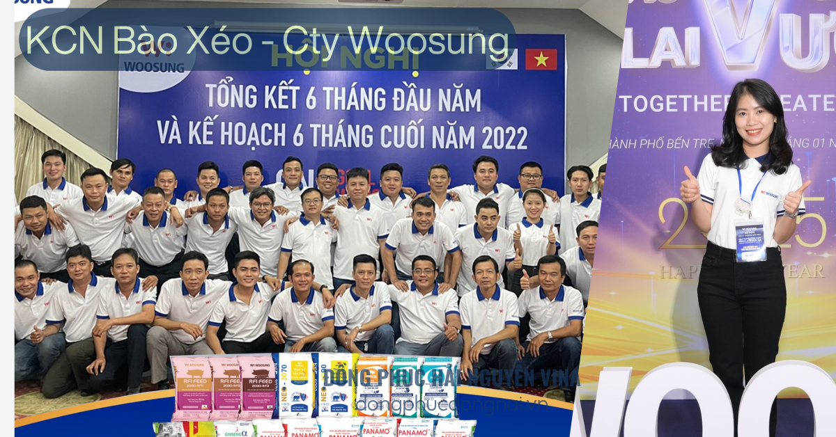 Đồng phục công ty Woosung khu công nghiệp Bàu Xéo