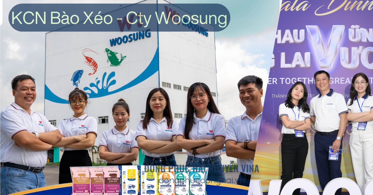 Đồng phục công ty Woosung khu công nghiệp Bàu Xéo-hình 02