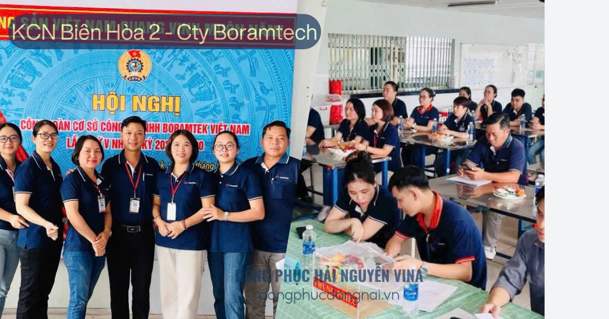 Đồng phục công ty BORAMTECH Khu công nghiệp Biên Hòa 2