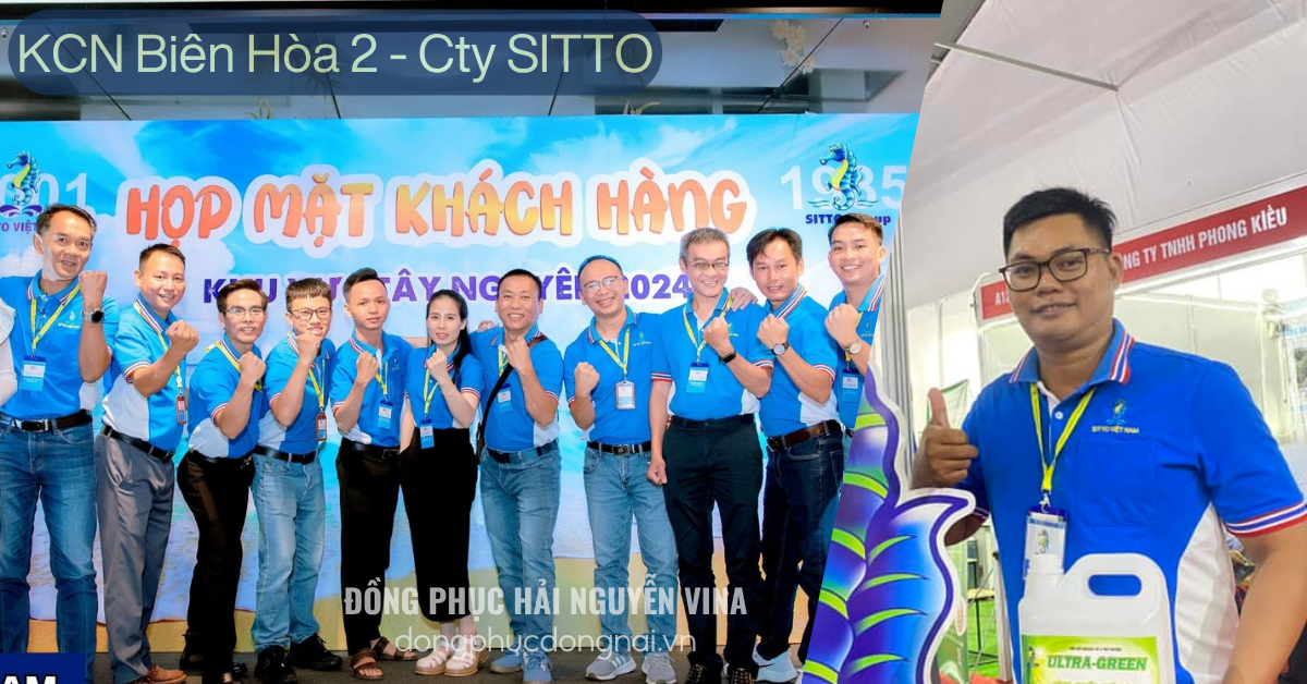 Đồng phục công ty SITTO Khu công nghiệp Biên Hòa 2