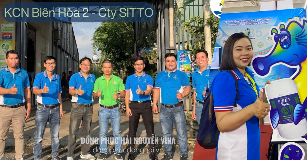 Đồng phục công ty SITTO Khu công nghiệp Biên Hòa 2