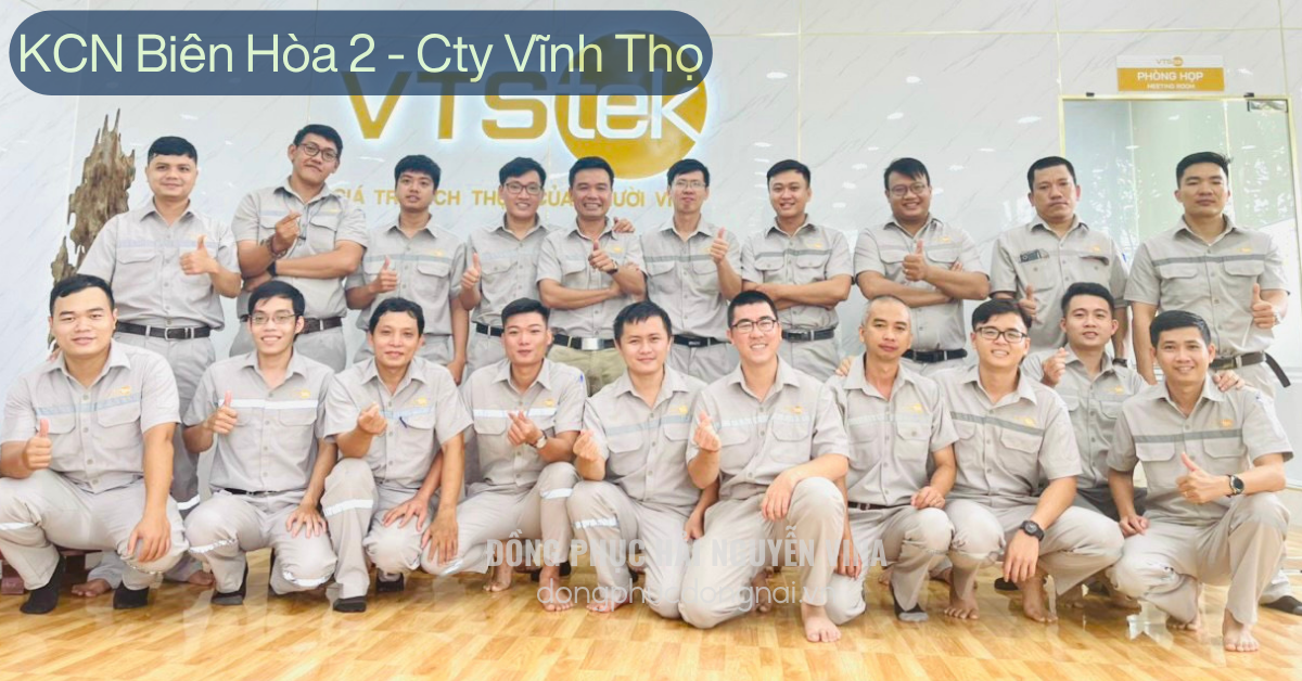 Đồng phục công ty VĨNH THỌ VTS Khu công nghiệp Biên Hòa 2
