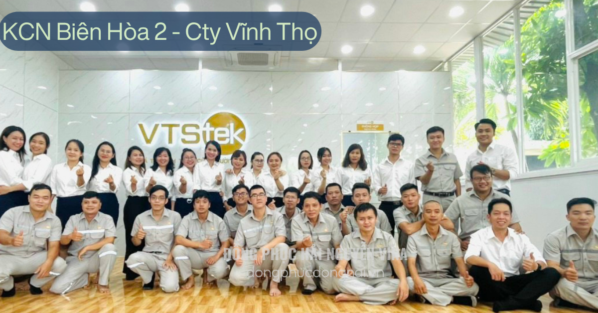 Đồng phục công ty VĨNH THỌ VTS Khu công nghiệp Biên Hòa 2