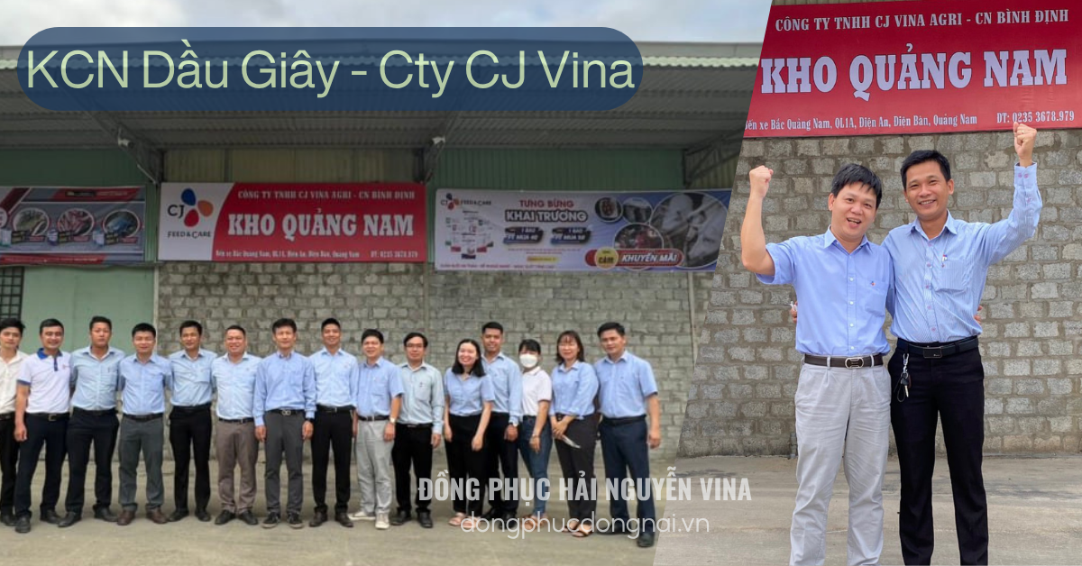 Đồng phục công ty CJ Vina khu công nghiệp Dầu Giây - hình 1