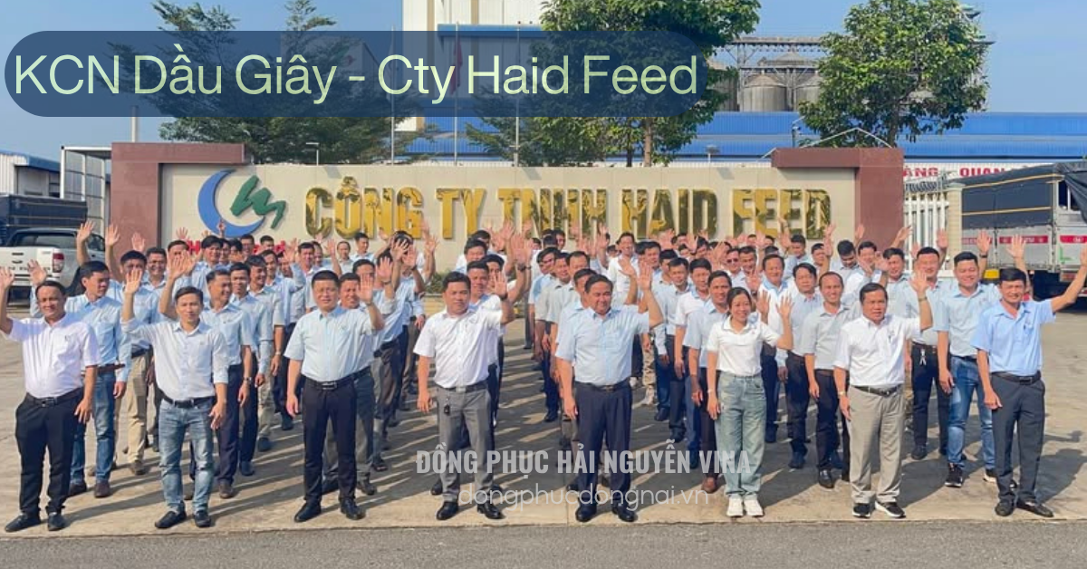 Đồng phục công ty Haid Feed khu công nghiệp Dầu Giây - hình 3
