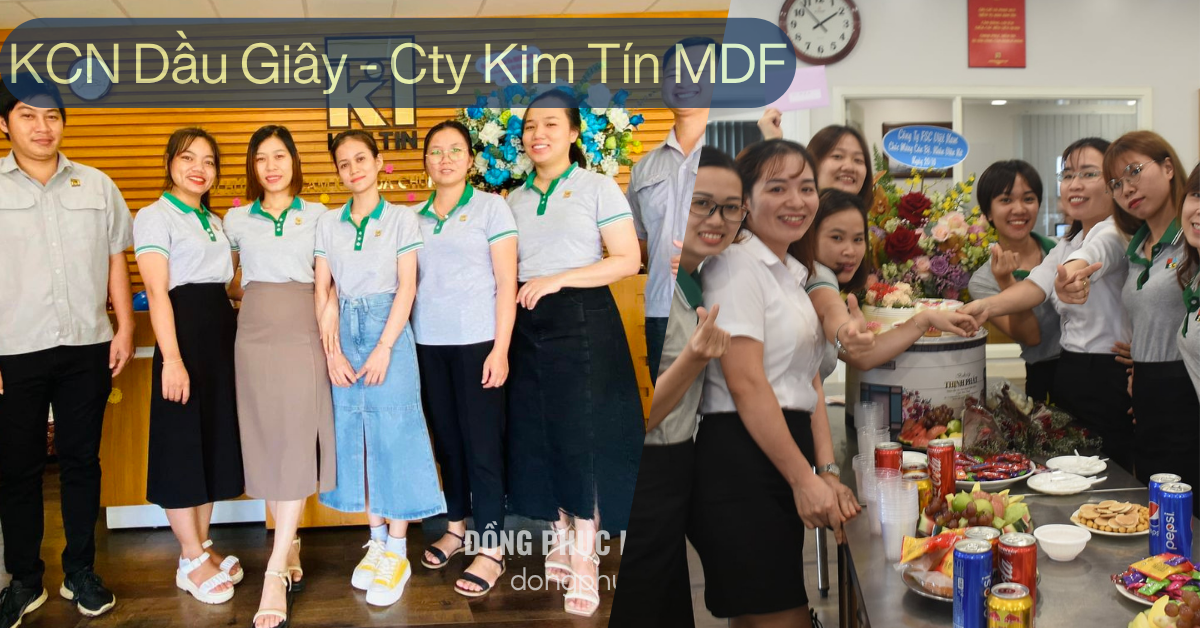 Đồng phục công ty Kim Tín MDF khu công nghiệp Dầu Giây - hình 2