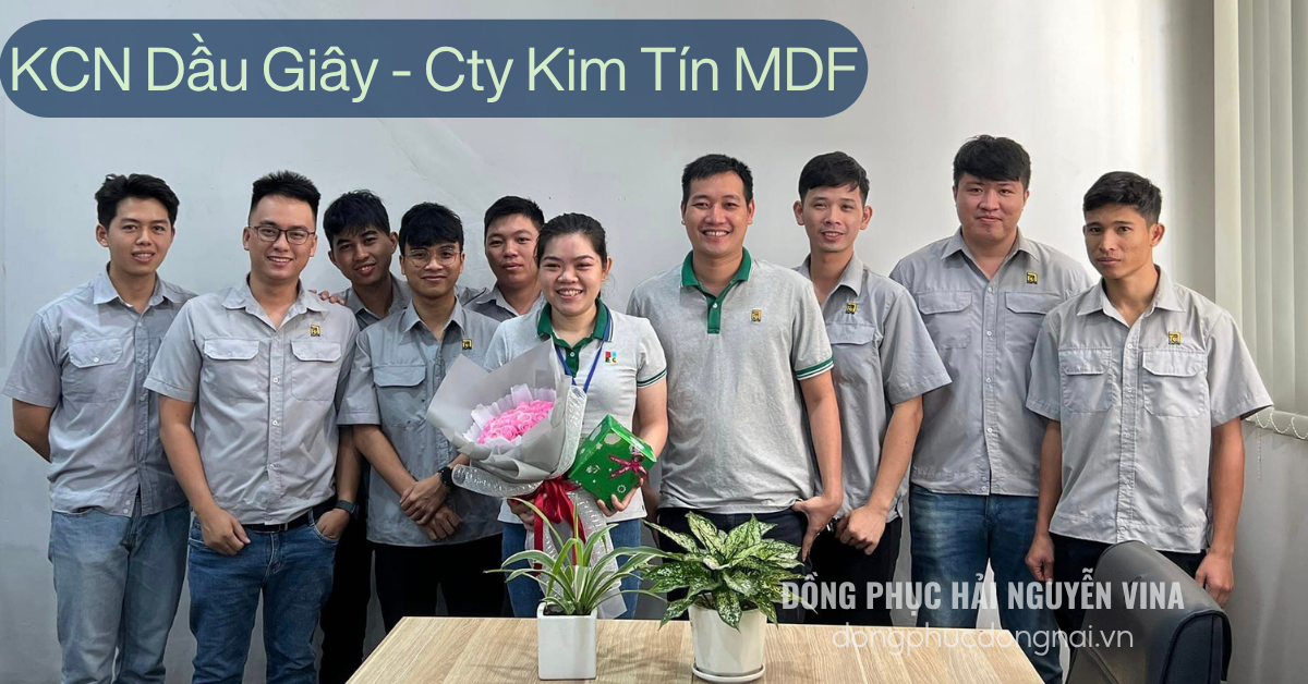 Đồng phục công ty Kim Tín MDF khu công nghiệp Dầu Giây - hình 3