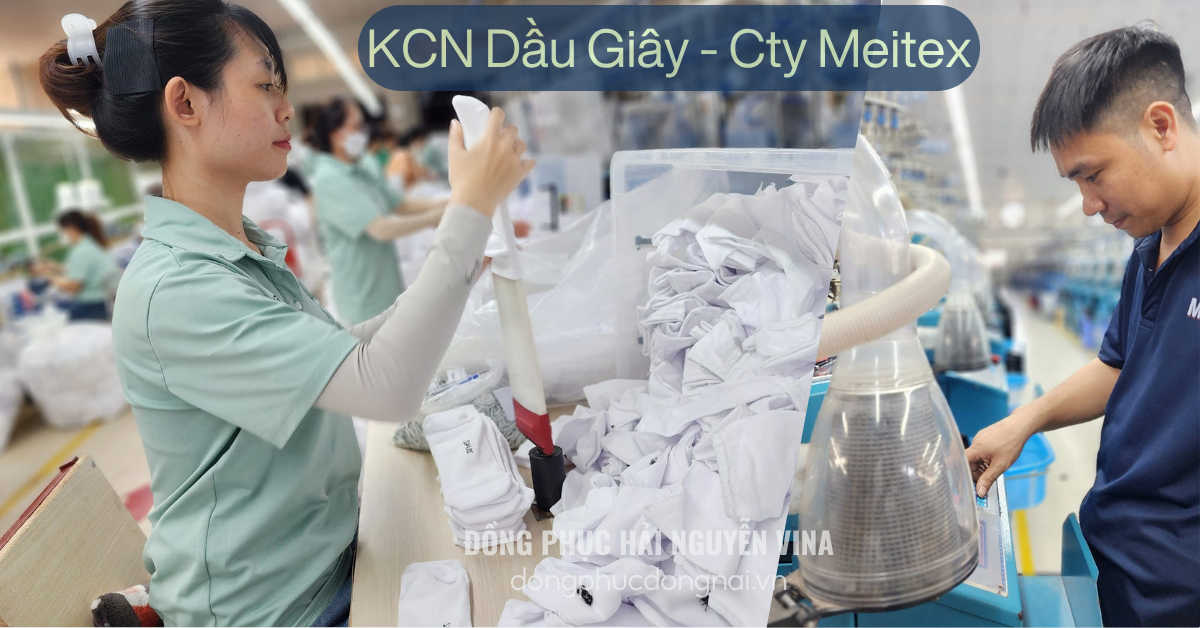 Đồng phục công ty Meitex khu công nghiệp Dầu Giây - hình 2