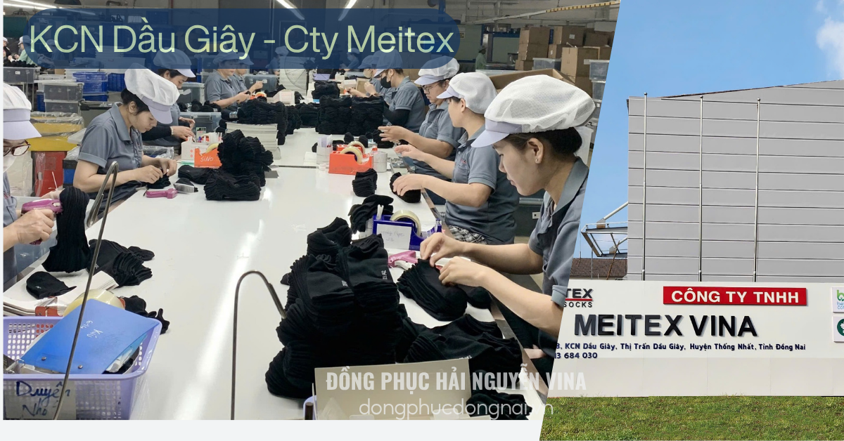 Đồng phục công ty Meitex khu công nghiệp Dầu Giây - hình 1