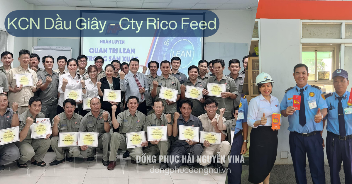 Đồng phục công ty Rico Feed khu công nghiệp Dầu Giây - hình 2