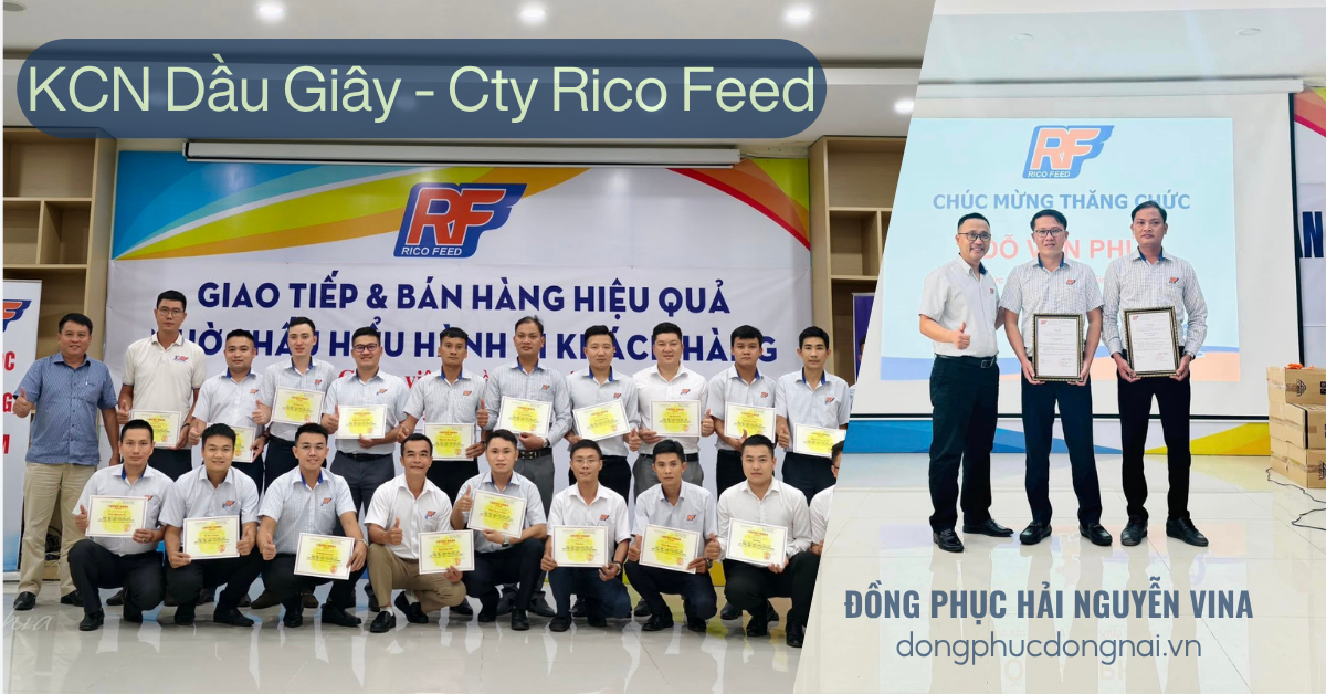 Đồng phục công ty Rico Feed khu công nghiệp Dầu Giây - hình 4
