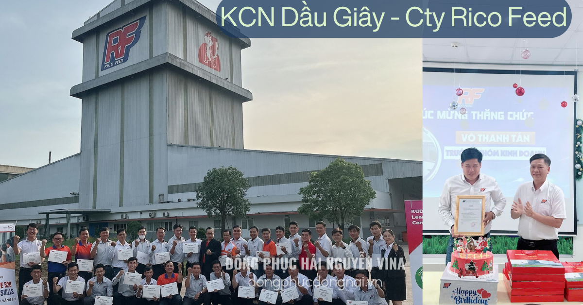 Đồng phục công ty Rico Feed khu công nghiệp Dầu Giây - hình 1