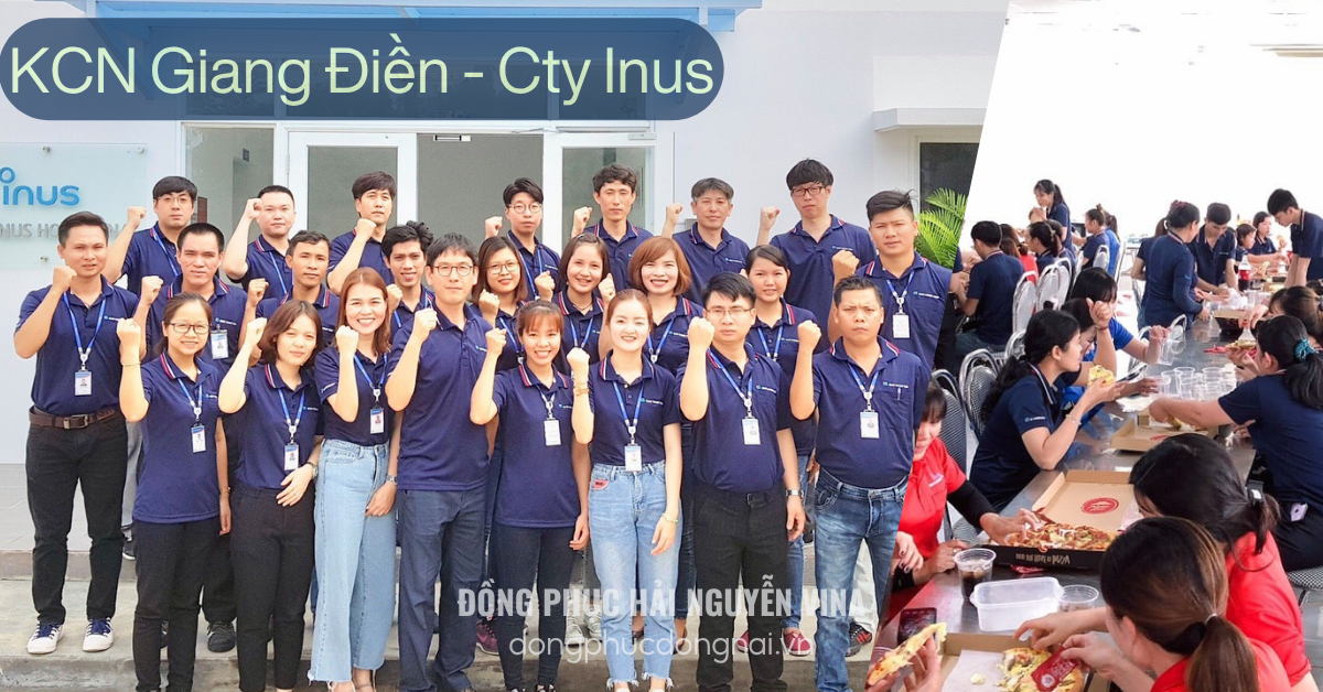 Đồng phục công ty INUS Khu công nghiệp Giang Điền