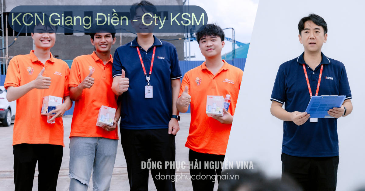 Đồng phục công ty KSM Khu công nghiệp Giang Điền