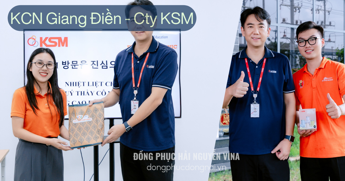 Đồng phục công ty KSM Khu công nghiệp Giang Điền