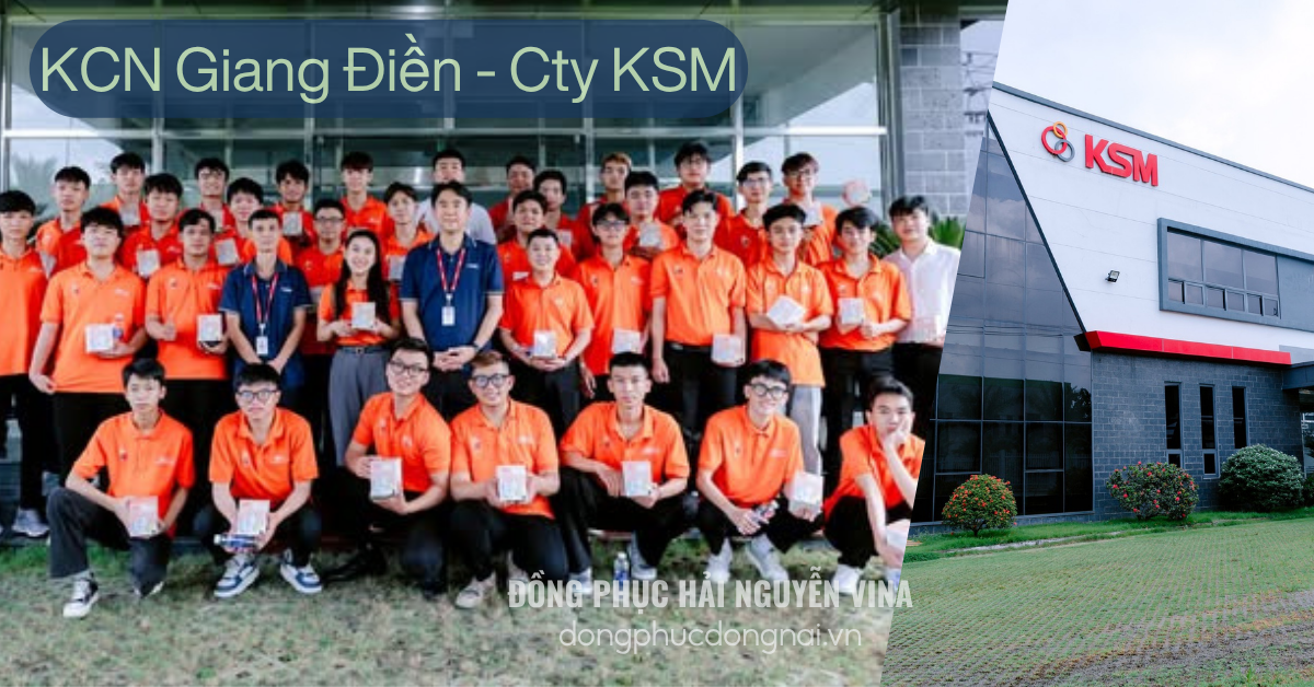 Đồng phục công ty KSM Khu công nghiệp Giang Điền
