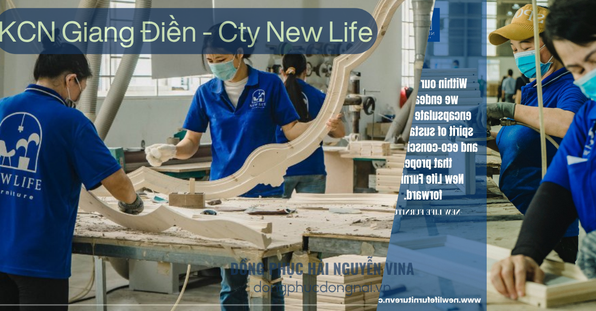 Đồng phục công ty NEWLIFE Khu công nghiệp Giang Điền