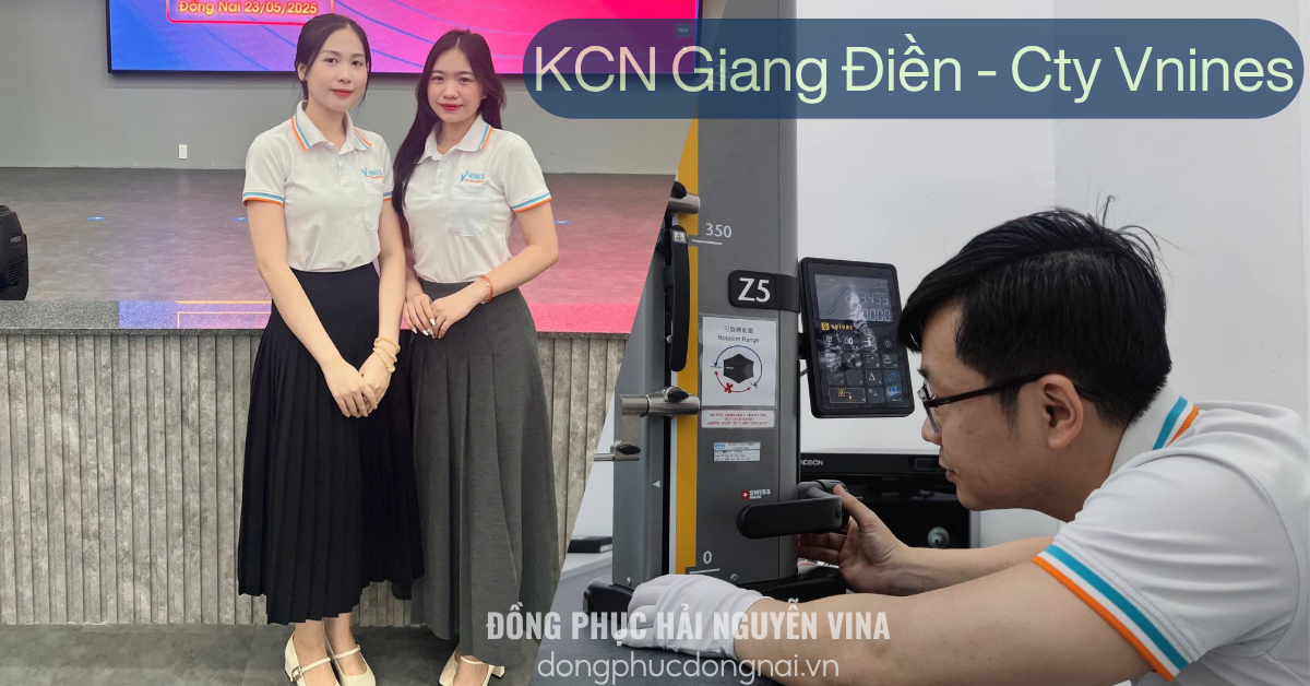 Đồng phục công ty VNINES Khu công nghiệp Giang Điền