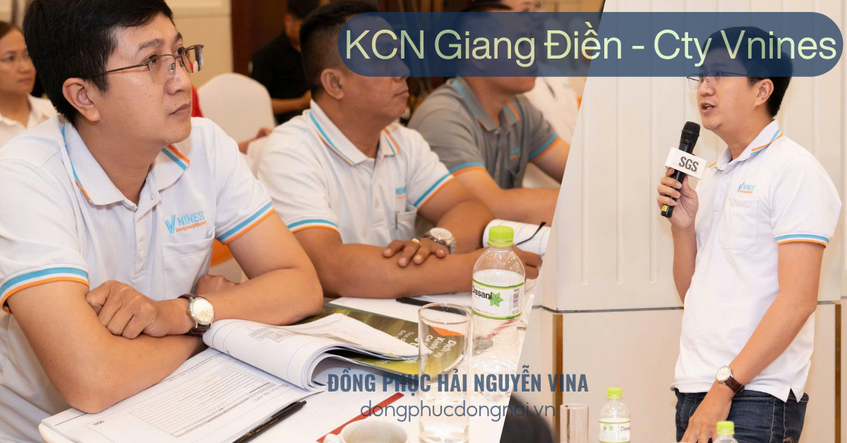 Đồng phục công ty VNINES Khu công nghiệp Giang Điền