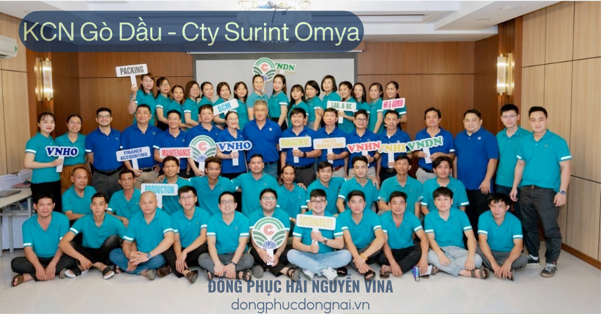 Đồng phục công ty Surint Omya khu công nghiệp Gò Dầu - ảnh 2