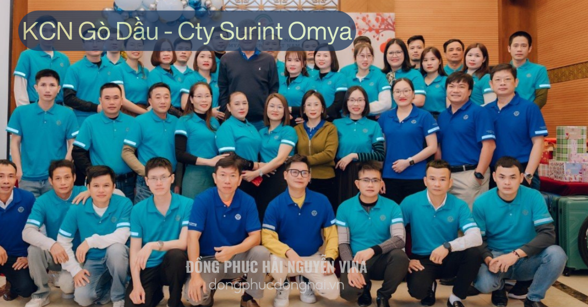 Đồng phục công ty Surint Omya khu công nghiệp Gò Dầu - ảnh 1
