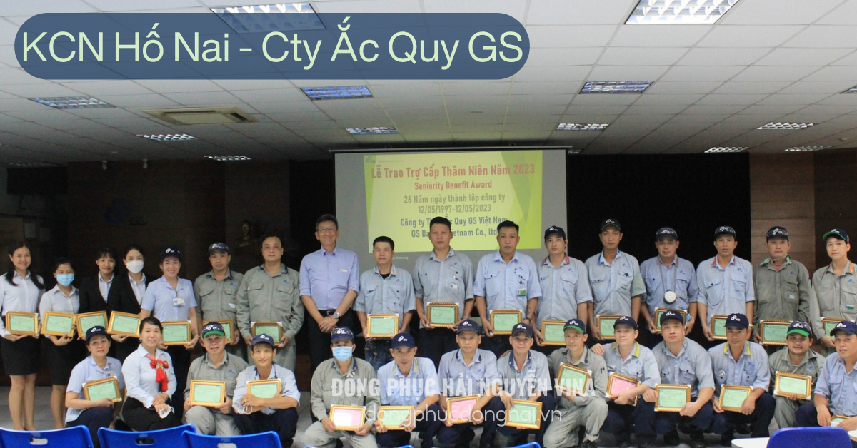 Đồng phục công ty Ắc Quy GS Khu công nghiệp Hố Nai