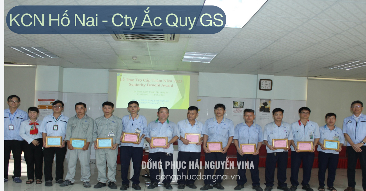 Đồng phục công ty Ắc Quy GS Khu công nghiệp Hố Nai