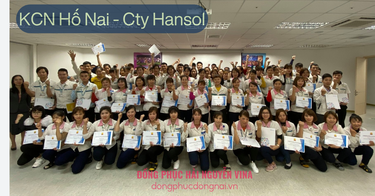 Đồng phục công ty HANSOL Khu công nghiệp Hố Nai