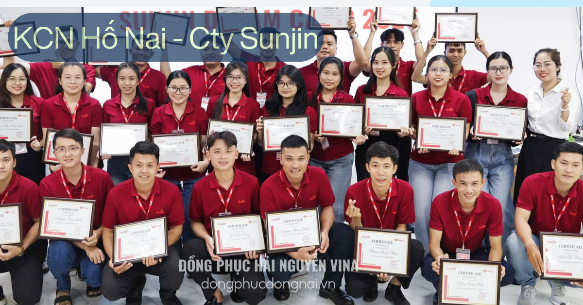 Đồng phục công ty SUNJIN Khu công nghiệp Hố Nai