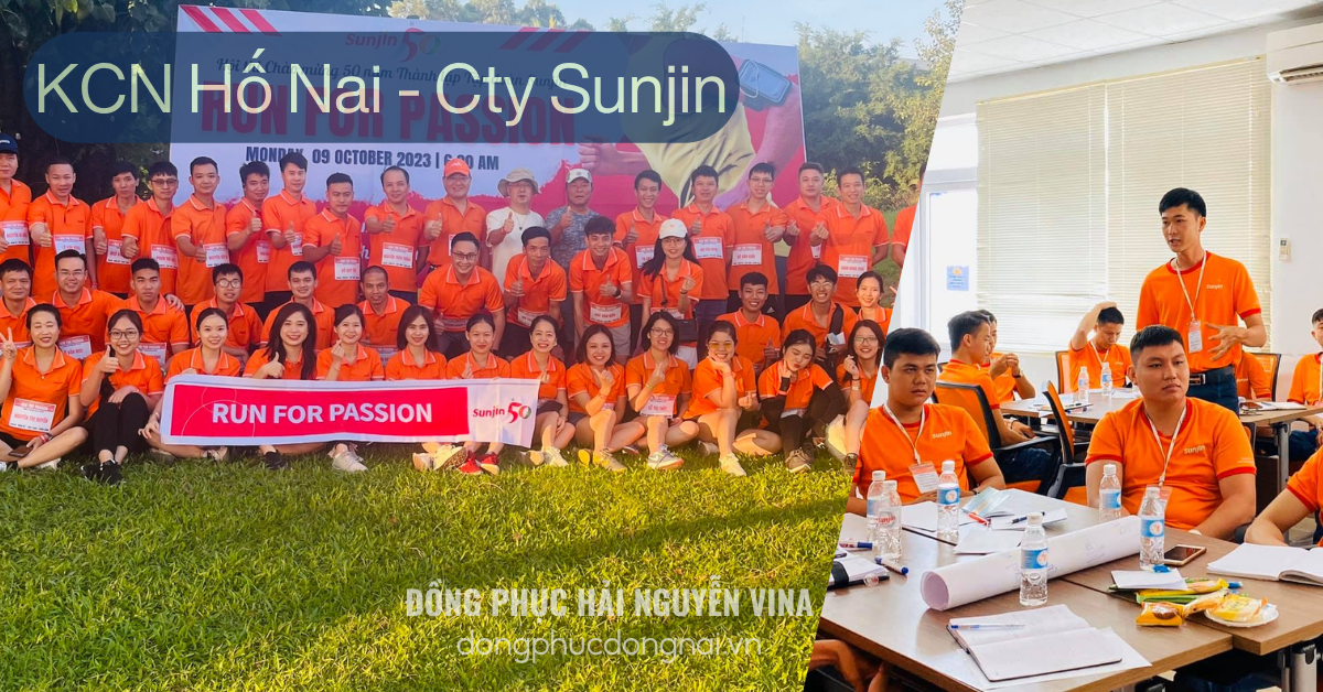 Đồng phục công ty SUNJIN Khu công nghiệp Hố Nai