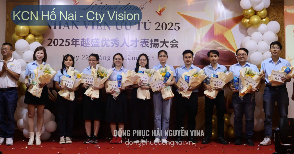 Đồng phục công ty VISION Khu công nghiệp Hố Nai
