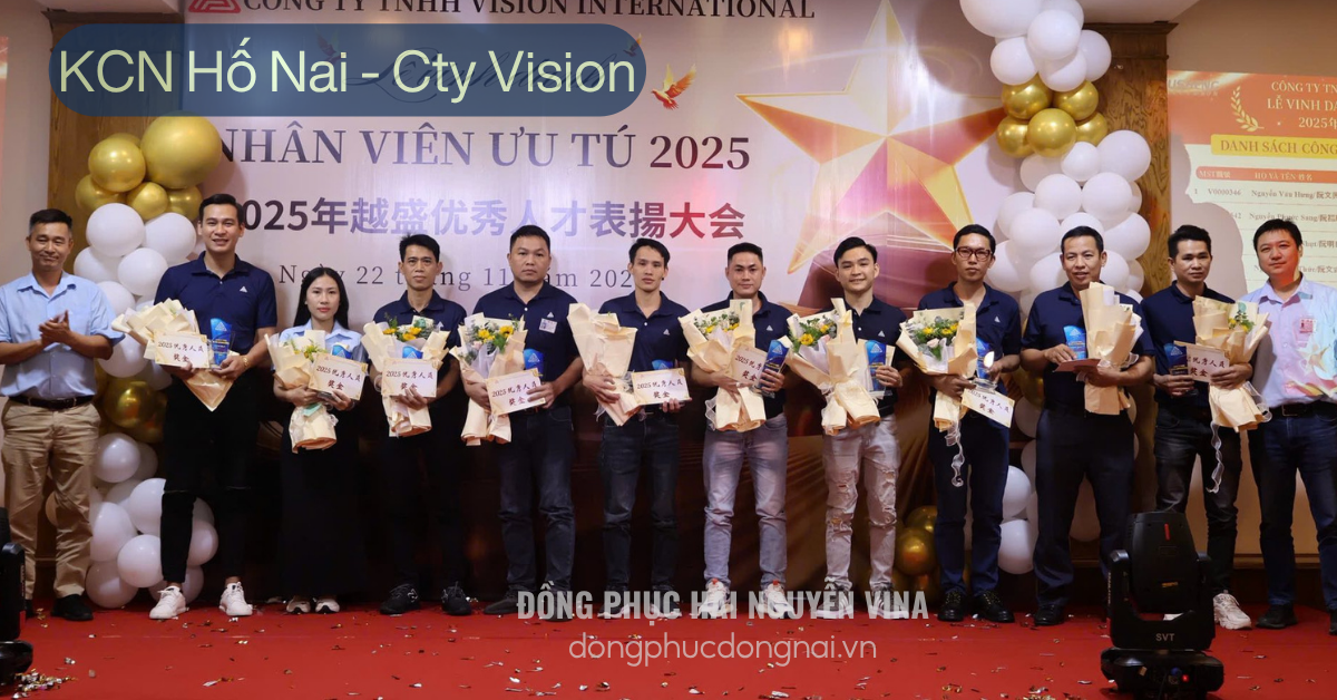 Đồng phục công ty VISION Khu công nghiệp Hố Nai