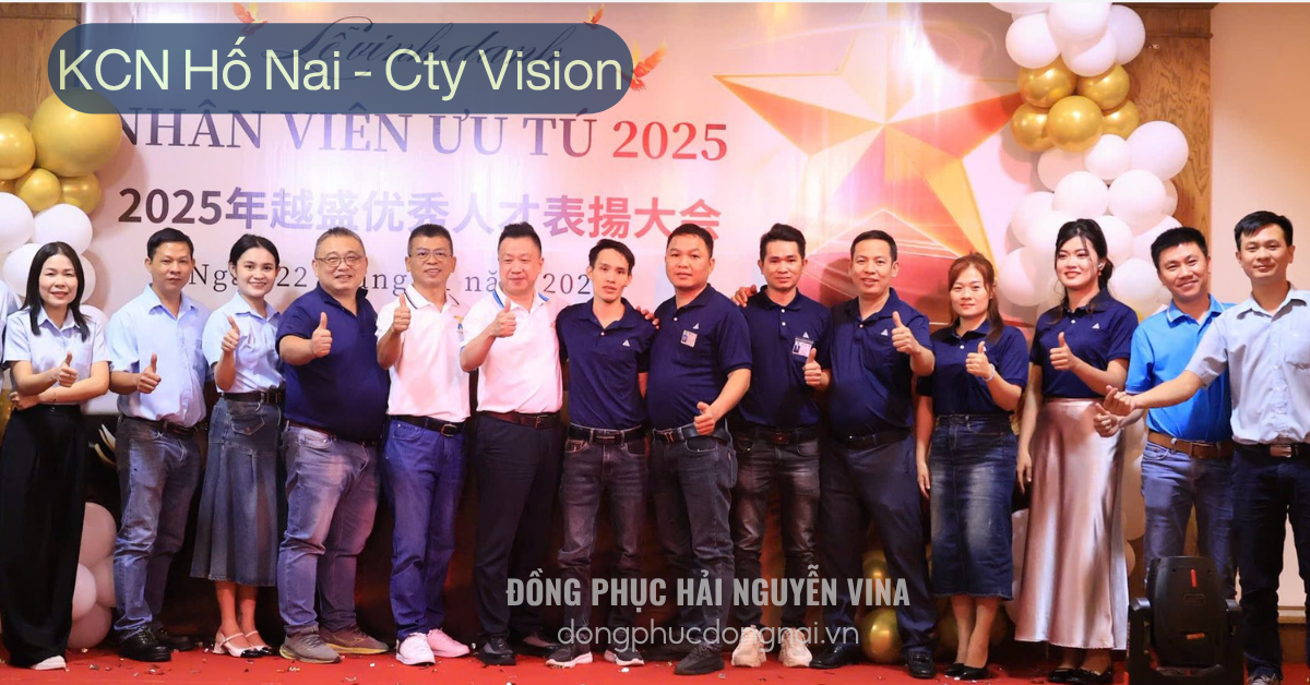 Đồng phục công ty VISION Khu công nghiệp Hố Nai