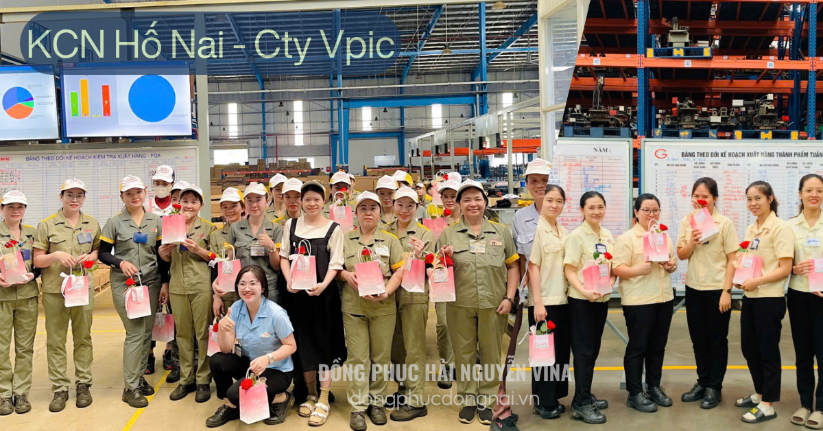 Đồng phục công ty VPIC Khu công nghiệp Hố Nai